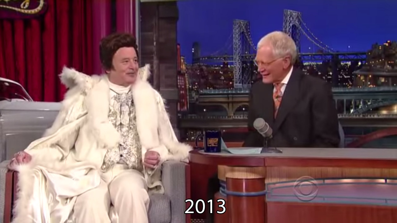 the-absolute-funniest-posts:   Bill Murray on the Late Show through the years.  