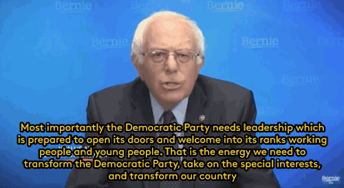 refinery29:  Bernie vows to stay in the race for the Democratic nomination so that he can push the party leftWhen Bernie Sanders scheduled a major announcement Thursday, many suspected that he would announce the suspension of his campaign. Sanders instead