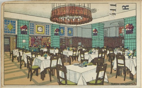 National Railway Station Restaurant, Vienna X, Josef Pohl, Gustav Kalhammer, 1911 