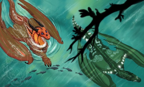 Some Very Old Wof Art I Did Of Peril And Turtle