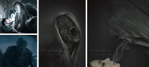 Dementor' makeup - made by me...
