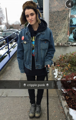 wheelchair-warrior:  blitheslife:chronicpainwarrior:  novascopia:  andro—meda:  ffsshh:  ffsshh:  ffsshh:  i’m starting a movement  this is why we need cripple punk  spread this  cripple punk is important   cripple punk is necessary because we fuckin