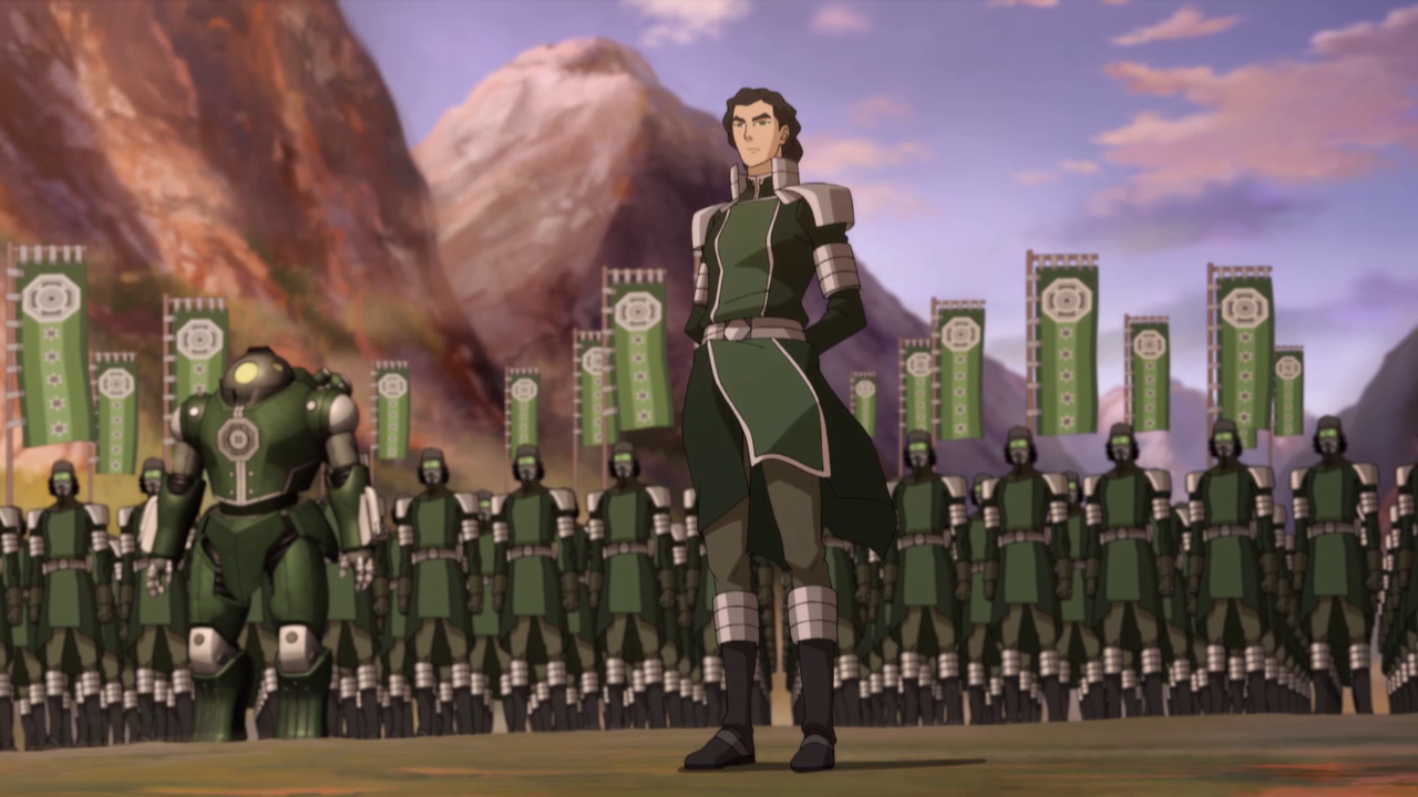 thesinnersfandom:  For some reason these Kuvira made me think of Satsuki from kill