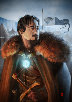 we-are-his-army:  notaganger:  notbuyinit:  khasislieb:  My last piece: Tony Stark of Winterfell  I’VE BEEN WAITING FOR THIS IMAGE MY WHOLE LIFE  My life is complete. I can die now.  tHE SWORD EVERYONE LOOK AT THE SWORD 