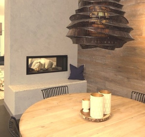 Dining Room Great Room San Luis ObispoExample Of A Large Trendy Concrete Floor And Gray Floor Great Room