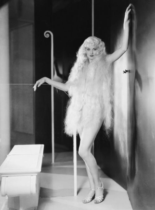 vampsandflappers:  A young Lucille Ball as a slave girl in the 1933 Pre-Code musical ROMAN SCANDALS. According to Lucille Ball’s autobiography, often the slave girls were left chained up high in the rotunda in between shots and retakes. One day while