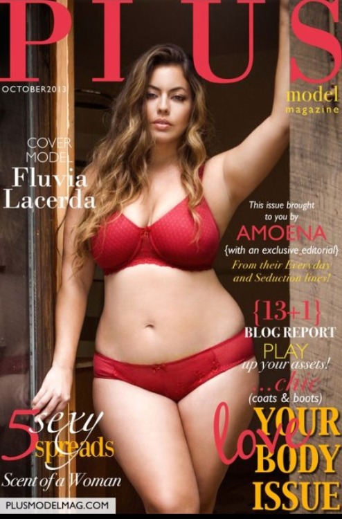 curvyisthenewblack:  Fluvia Lacerda for Plus Model Magazine “Love your body” Issue