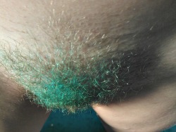 passionflower-goddess:  my beautiful Malibu Blue pubic hair c: 