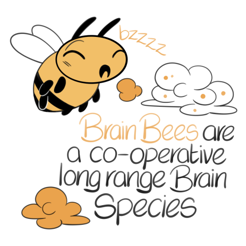 The Little Brain Bee~You can get a digital handlettered adoption certificate for yourself or a loved