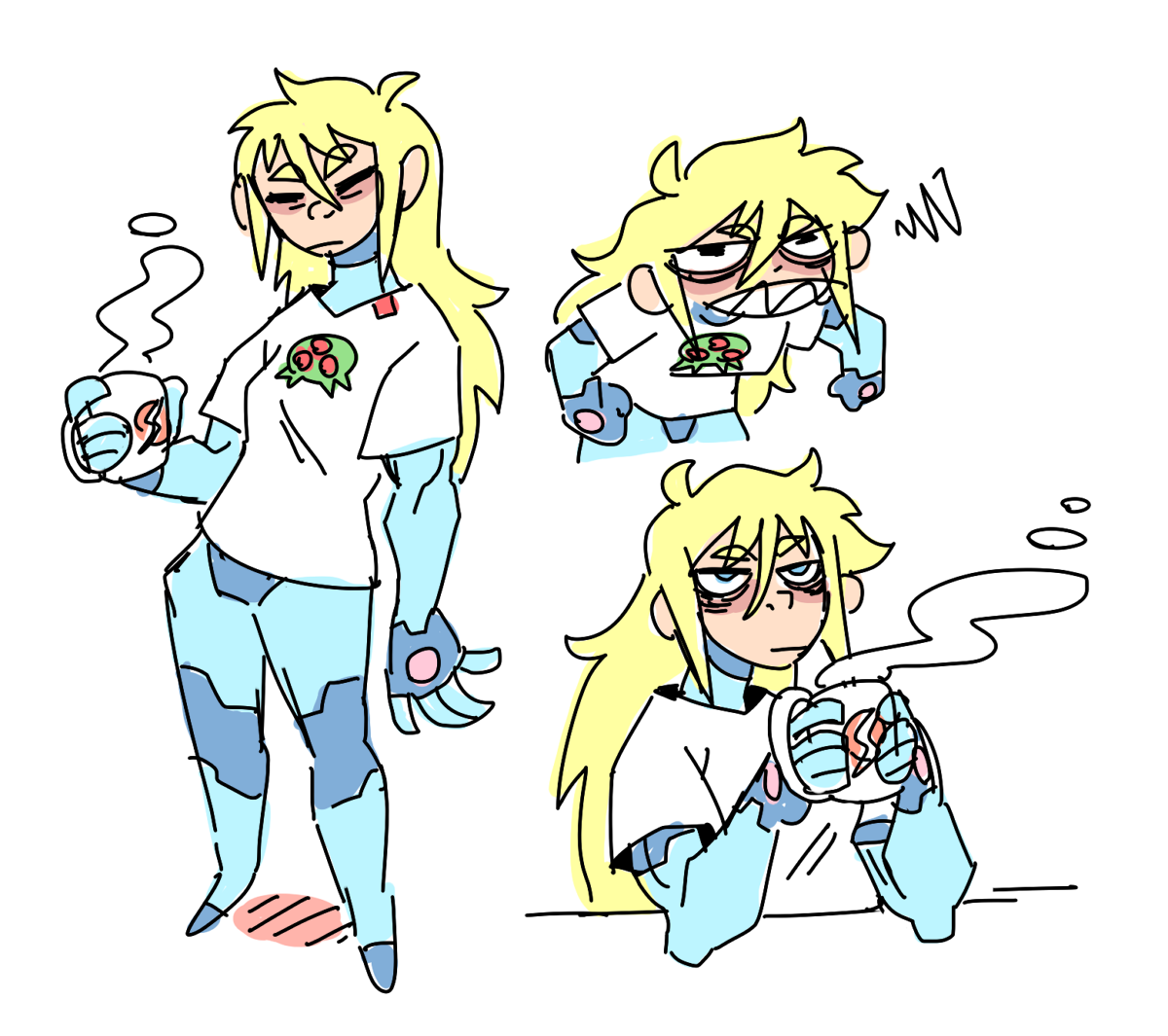 droolingdemon: one of my favorite head canons is super casual zero suit/wearing stuff