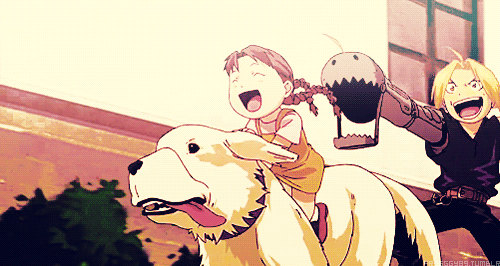 fullmetaltail:  A happy gif of Nina and Alexander because apparently none of those