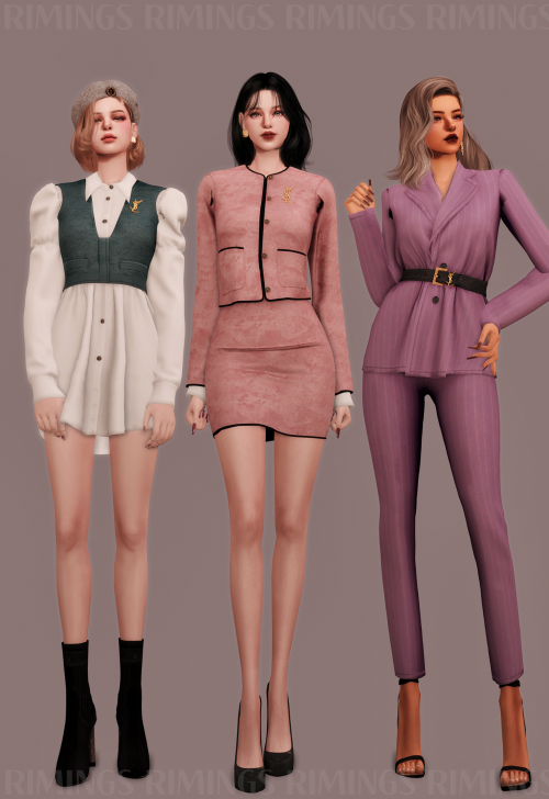 [RIMINGS] YSL COLLECTION. FEBRUARY GIFTBOX - FULL BODY 3 / EARRING 2- NEW MESH- ALL LODS- NORMAL MAP