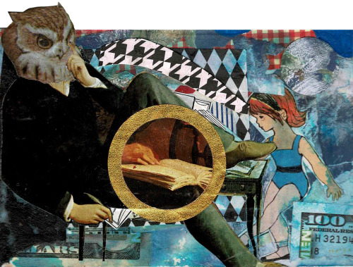 Of interest, I have started a new series of 4″ x 6″ mail art collages“Funny Money: Deconstructing th