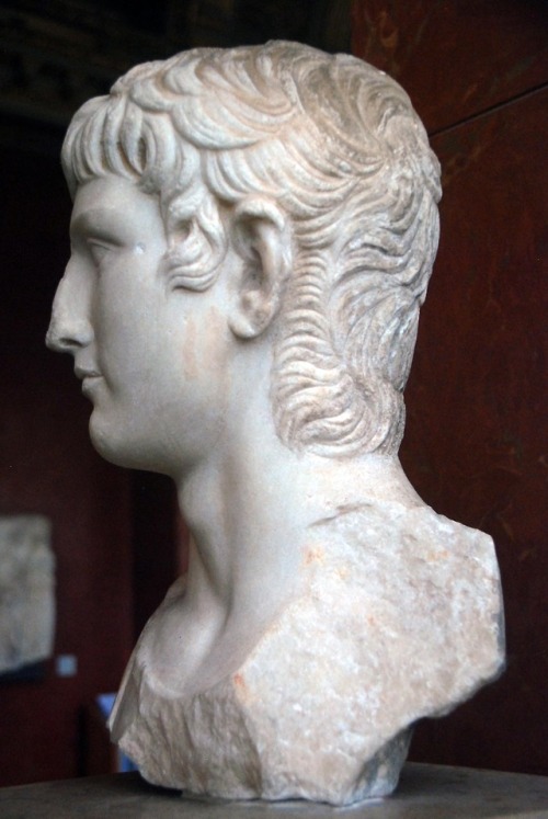 Portrait of Germanicus. From Cordoba. 15-19 AD. Marble. Musée du Louvre, Paris. Inv. MND 968 / Ma 31