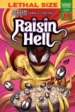 bizarnage:Symbiote Cereal Variants by David Nakayama Symbiote Spider-Man #1 (2019)Absolute Carnage #1 (2019)Scream: Curse of Carnage #1 (2019)