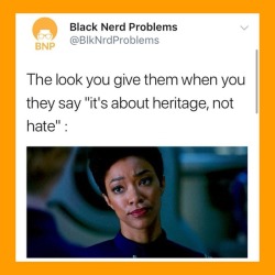 blacknerdproblems:  SIGH. SURE, JAN. #michaelburnham #sonequamartingreen #startrekdiscovery #blackwomenarethesuperheroesnobodydeserves #blacknerdproblems