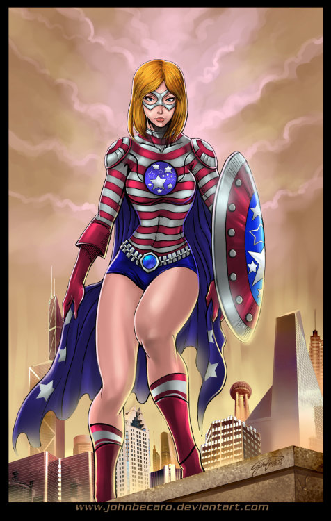 fantasy-scifi:  Commission: Star Spanggled2by johnbecaro