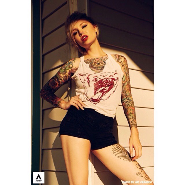 carriejodc:  Photo by @astrayj model/stylist/MUAH @carriejodc #sunlight #tattoos