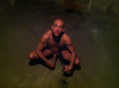 yoloswagto:  Getting stomped on and made to roll around in the dirty basement… Just like the worthless slut I am!