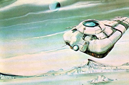 70sscifiart:  Edward Blair Wilkins, used in Stewart Cowley’s Space Warriors