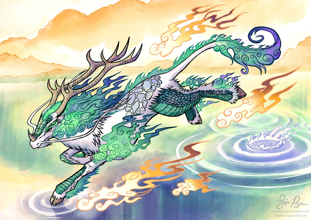 Yokai 妖怪 Of Japan Kirin 麒麟