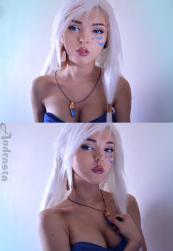 hotcosplaychicks: Kida makeup from Atlantis