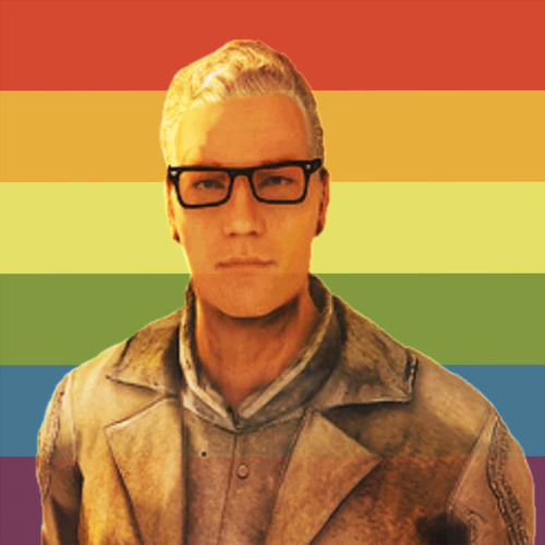 rosecia:Fallout said gay rights!!!! [Warm pride flags by @aroaesflags! Please credit both of us if y
