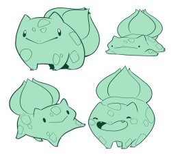 cubewatermelon:  Also I doodled bulbiesors