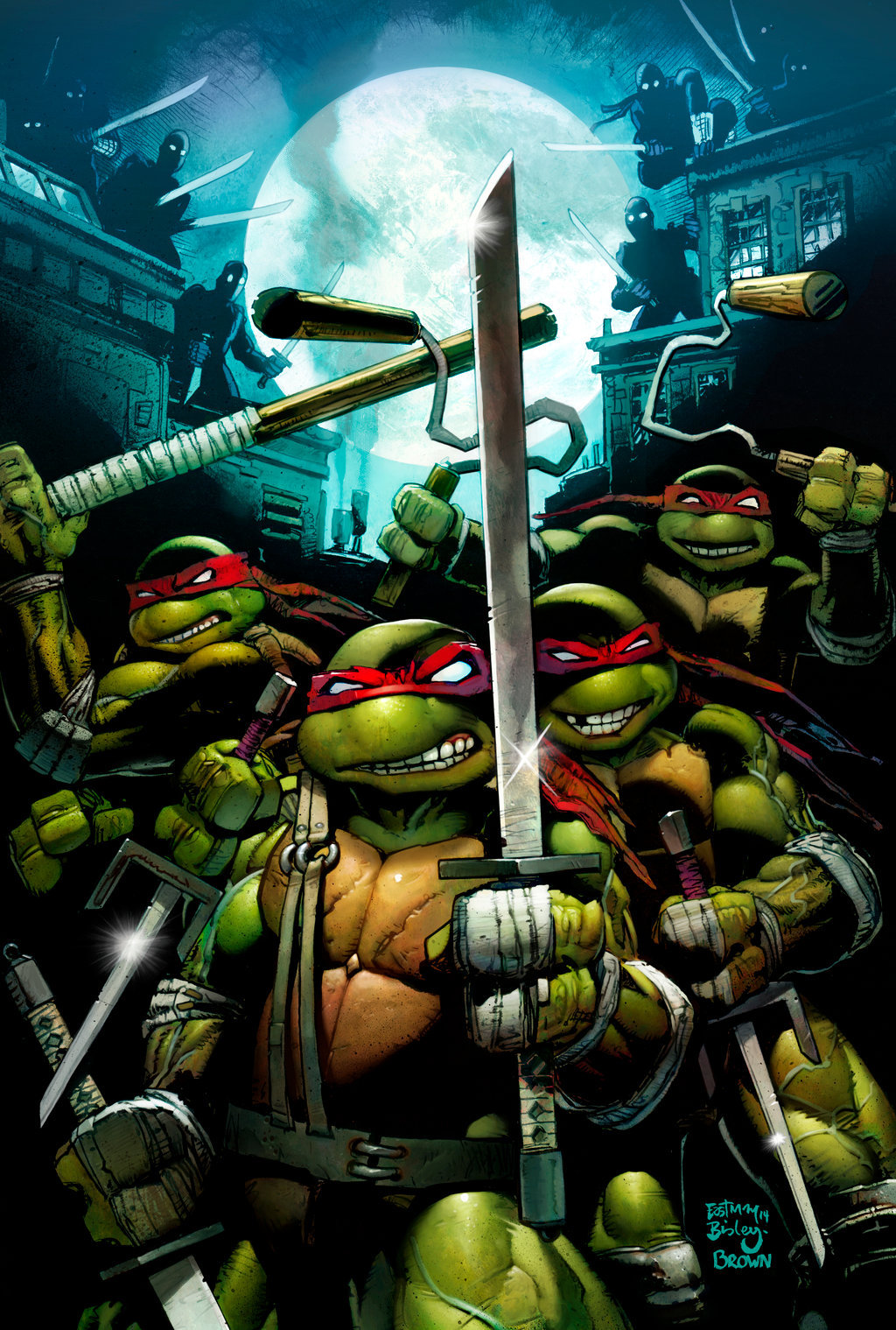 westcoastavengers:  TMNT | Kevin Eastman | Simon Bisley | Ryan Brown
