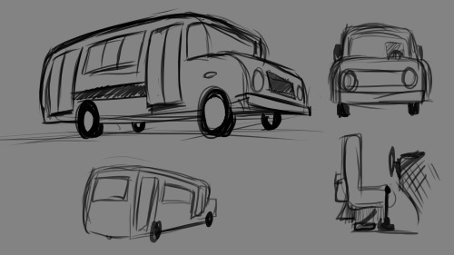 Brainstorming.Sketches I Did A While Ago When Designing Characters Adn Environments For My Nata Novice