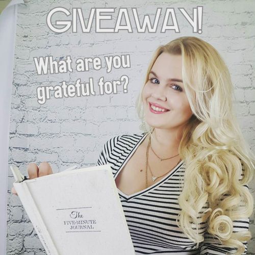 I’m partnering with @fiveminutejournal to give away (3) journals!! To win, answer the question