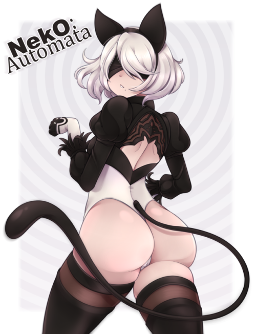 thescarlettdevil: I love 2B and the idea of her with cat ears+tail ♥   ♥  ♥    