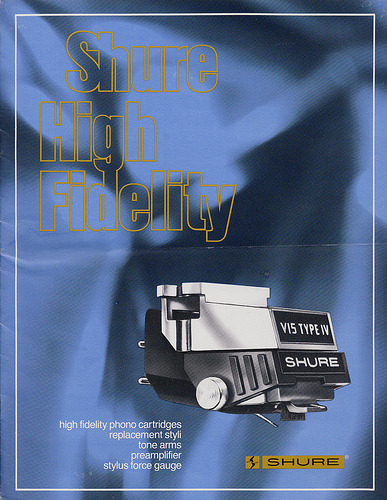 analog-dreams:  Shure V15 type IV brochure 1978 Flickr: http://flic.kr/p/m3GCqM 