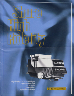 analog-dreams:  Shure V15 type IV brochure