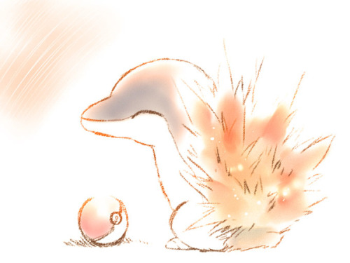 alternative-pokemon-art:  ArtistA cute picture of Cyndaquil by request.