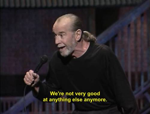nezua:conelradstation:George Carlin, Jammin’ In New York, 199222 years later it sounds like tonight’