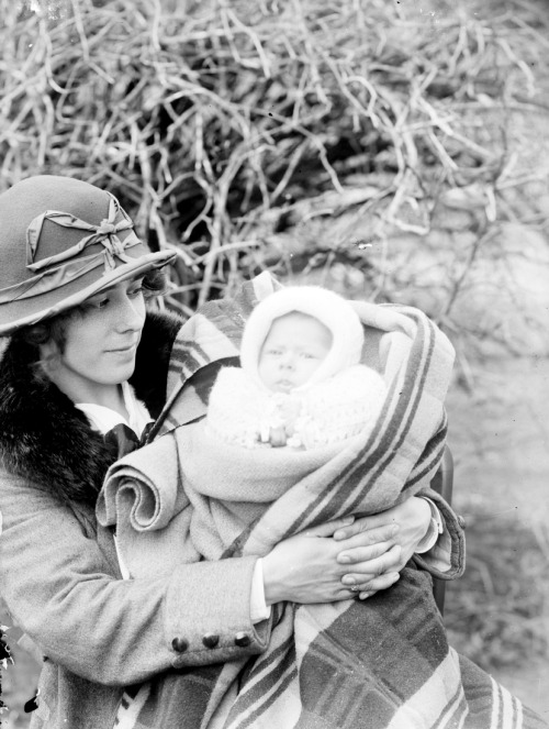 Woman and child, Sweden.