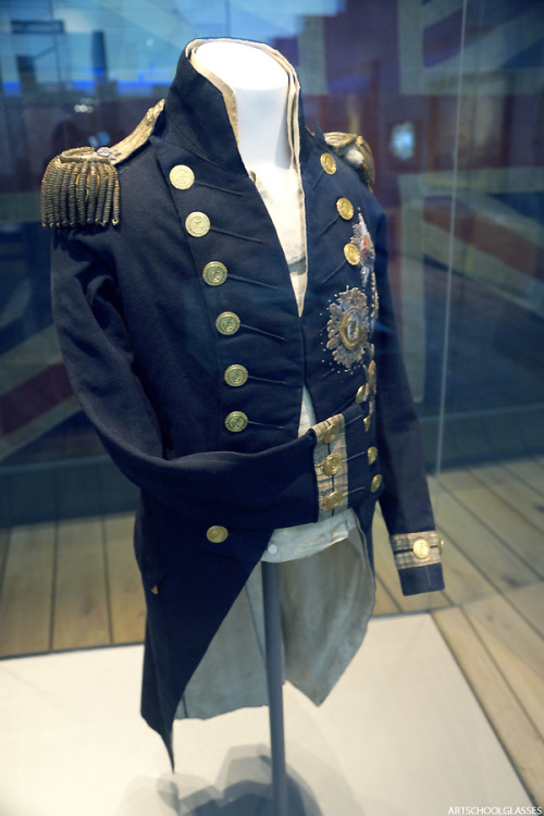 artschoolglasses: Nelson’s uniform from the battle of Trafalgar National Maritime Museum, London