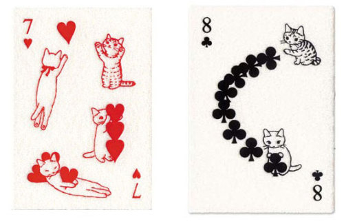nae-design:Insanely cute letterpress postcards by Pottering Cat, Japan.