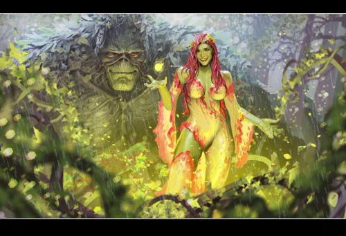 &ldquo;conceptwork for an abandoned Poison Ivy project” from Stjepan Sejic.