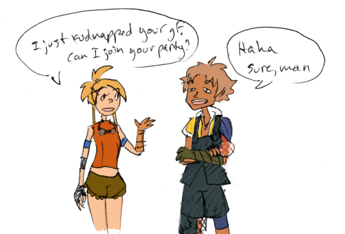 mollyillustrates:  Tidus made me so mad Like, ‘wow these ppl r speaking a weird language 