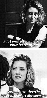 delphinecormiered:  delphine cormier   secretly sassing around with her superhero