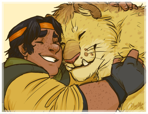 thewinterscribbles: Day 2: Lions/Voltron Featuring Voltron’s cutest Paladin~ (I’ll proba