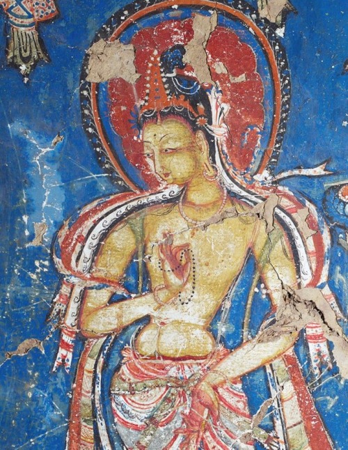 arjuna-vallabha: A rare depiction of Buddha Maitreya at Alchi temple complex, Laddakh