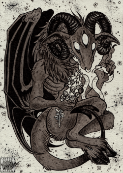 novelteeth:  ◤ Inktober Day 18 - Demon