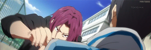 makotooss:   Rin-chan &amp; Haru-chan Fighting   