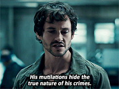  The Chesapeake Ripper wants to perform. 