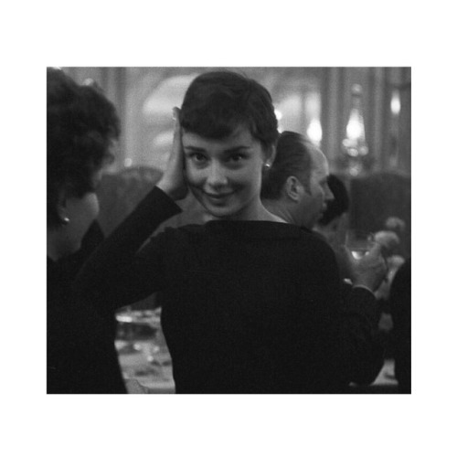 Audrey Hepburn in Paris,1955.