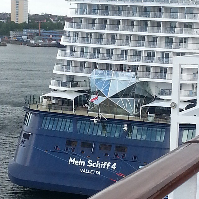 #MeinShiff4 a #Kiel, vista da #MSCSinfonia