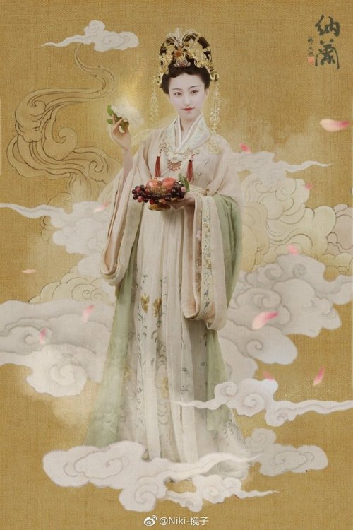 dressesofchina:Recreated paintings photoshoots by ：次元之间文化创意